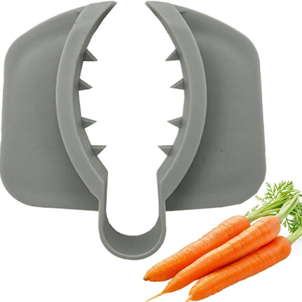 1 Piece Grey Anti-Slip Vegetable Cutter Safety Gloves - Ergonomic Kitchen Protection for Durable Food Preparation.