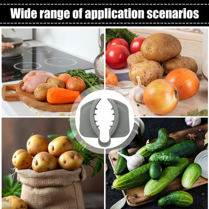 1 Piece Grey Anti-Slip Vegetable Cutter Safety Gloves - Ergonomic Kitchen Protection for Durable Food Preparation.