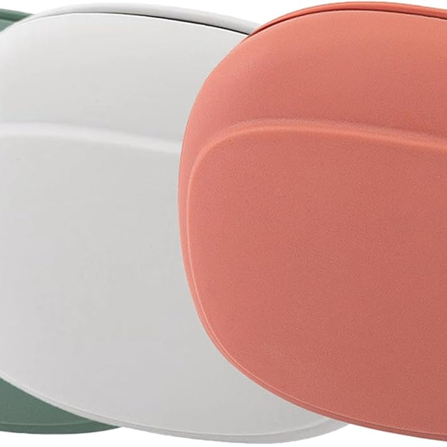 3 Pack Headphone Case Grey Red Green Portable Wireless Cable Storage Organizer for Mobile Phone Accessories.
