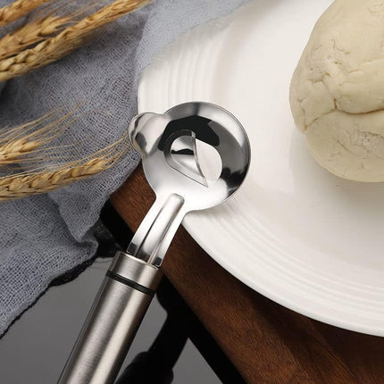2 Piece Stainless Steel Manual Noodle Cutter Set Essential Kitchen Tool for Home Use.