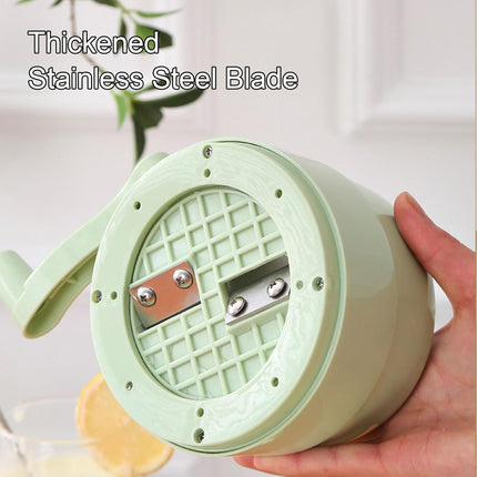 1 Piece Green Manual Multifunctional Slushy Machine Ice Crusher Portable Snow Cone Maker Household Small Ice Breaker for Cafes Restaurants Ice Cream Shops.