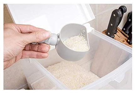 Cartoon Mouse Grey Rice Paddle - Kitchen Tool for Grains.