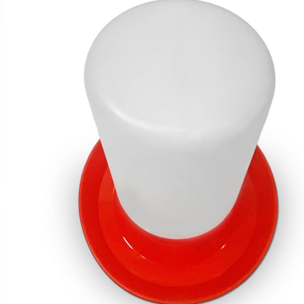 1L Durable Poultry Water Container for Chickens Ducks Turkeys Quail - Reusable Drinker Feeder.