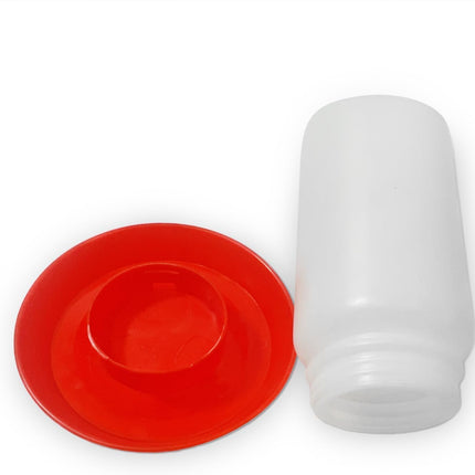 1L Durable Poultry Water Container for Chickens Ducks Turkeys Quail - Reusable Drinker Feeder.