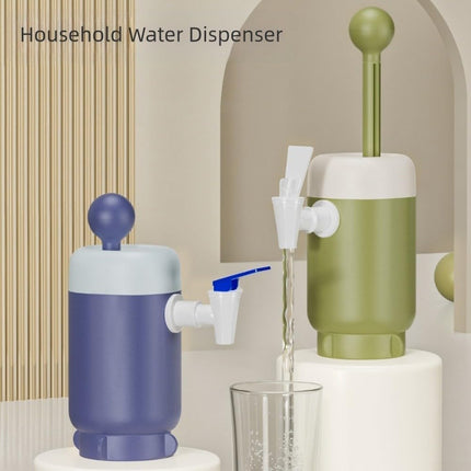 Manual Pneumatic Water Pump Green with Food-Grade Silicone Hose Suitable for Large Capacity Containers.