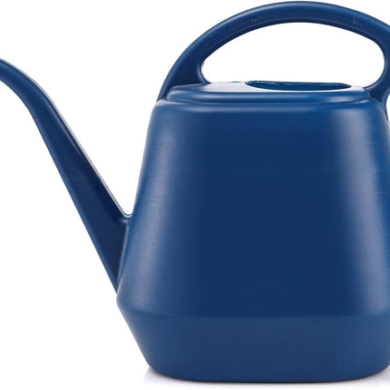 1 Gallon Blue Watering Can for Indoor Outdoor Plants.