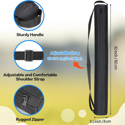 Universal Body Type Black Beer Can Warmer Sleeve for 7 Cans Golf Ball and Bag Warmer.