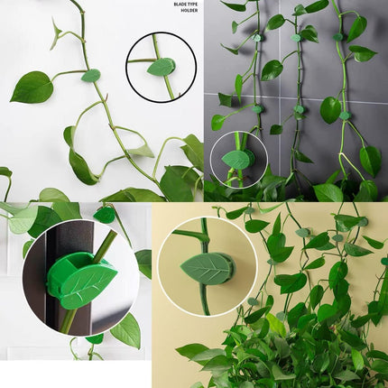 30 Pack Self-Adhesive Plant Clips Invisible Wall Hooks for Climbing Plants Trellis Support Vines Ivy Indoor Outdoor Use.