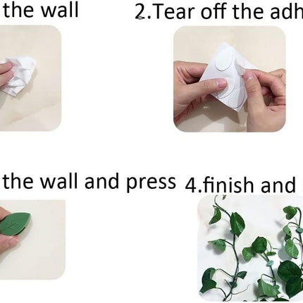 30 Pack Self-Adhesive Plant Clips Invisible Wall Hooks for Climbing Plants Trellis Support Vines Ivy Indoor Outdoor Use.