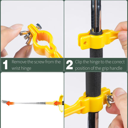 Golf Wrist Trainer Yellow 1 Pack Swing Correction Tool for Beginners Arm Elbow Position Training Accessory.
