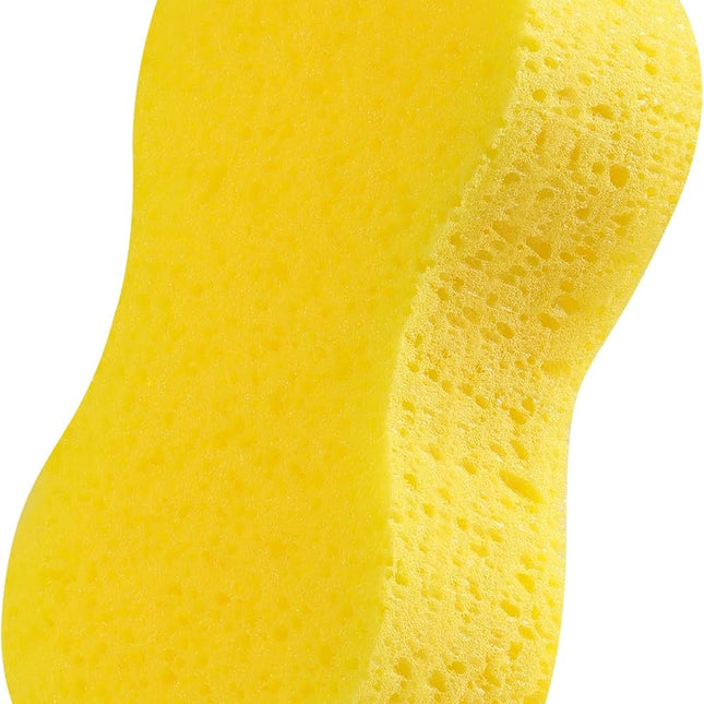 1 Piece Yellow Soft Sponge Large Car Cleaning Sponge Multifunctional Cleaning Sponge Easy to Use Thickened Foam Rubber Large Boat Shaped Sponge Suitable for Kitchen Bathroom Home Cleaning.