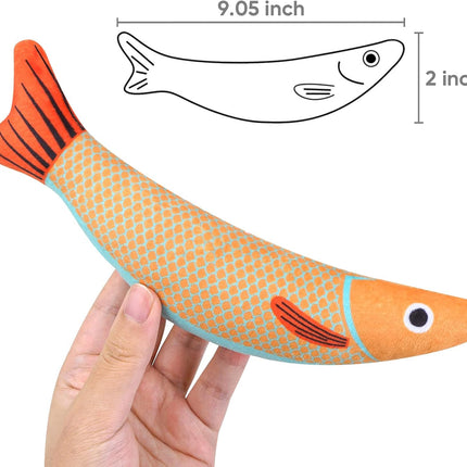 3-Piece Catnip Toy Set Interactive Plush Cartoon Cat Chew Toys Durable Indoor Kitten Playthings.