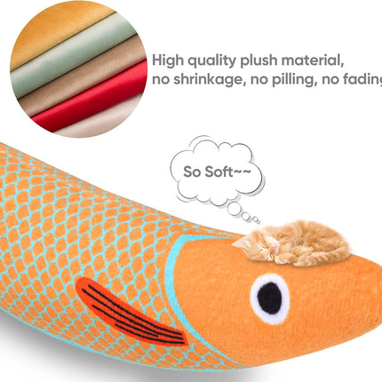 3-Piece Catnip Toy Set Interactive Plush Cartoon Cat Chew Toys Durable Indoor Kitten Playthings.