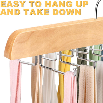 Clothing Hanger Organizer 1 Piece 20 Hooks Large Capacity BH Hanger/Coat Hanger for Wardrobe Storage Space Saving 360 Degree Rotation Foldable Metal Hooks Suitable for Various Coats.