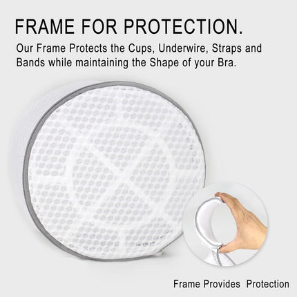 3 Pack Lingerie Wash Bags Delicate Clothing Underwear Protection Mesh Laundry Bags for Intimate Apparel.