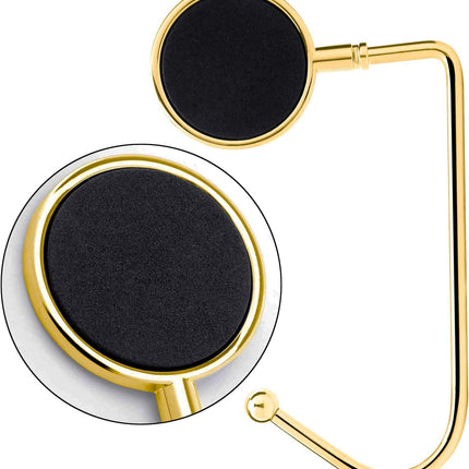 4 Pack Gold Rotatable Open Haar Clips No Drilling Required.