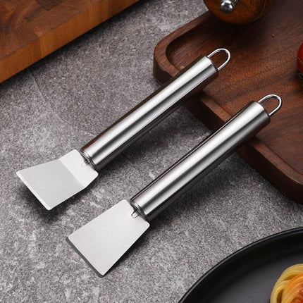 16.8cm Stainless Steel Multi-Purpose Scraper for Kitchen Cleaning and Sticker Removal.