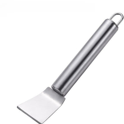 16.8cm Stainless Steel Multi-Purpose Scraper for Kitchen Cleaning and Sticker Removal.