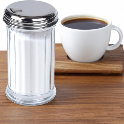 Sugar Bowl Glass Sugar Shaker Dispenser for Home Kitchen.
