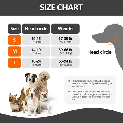 Dog Ear Covers Grey L-Shaped Soundproof No Cap Elastic Waterproof for Hematomas Bathing Drying Swimming Grooming Head Coverage.