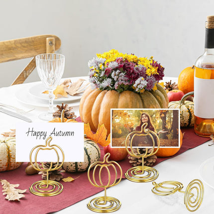 30 Pack Gold Pumpkin Table Decorations 5cm - Autumn Festival Ornaments.