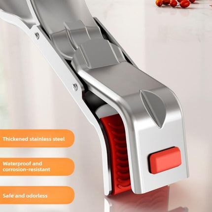 Stainless Steel Heat Resistant Anti-Scald Kitchen Tongs - Oven Stew Pot Scale Tongs - Multifunctional Silver 1pc.