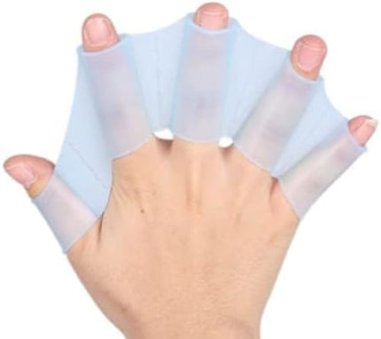 Silicone Swim Fins - Blue - 1 Pair - Ideal for Snorkeling - Comfortable Silicone Swimming Equipment.