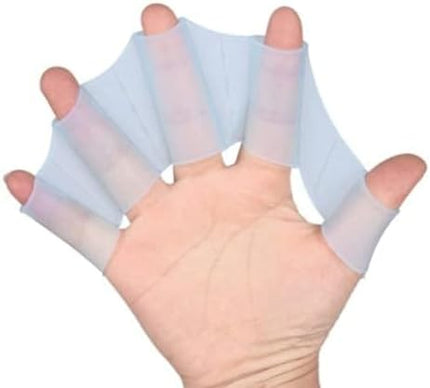 Silicone Swim Fins - Blue - 1 Pair - Ideal for Snorkeling - Comfortable Silicone Swimming Equipment.