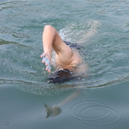 Silicone Swim Fins - Blue - 1 Pair - Ideal for Snorkeling - Comfortable Silicone Swimming Equipment.