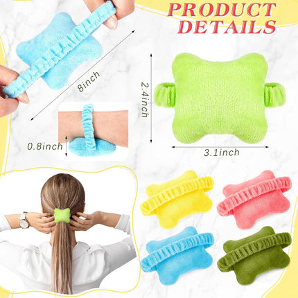 10-Pack Portable Ergonomic Wrist Rest for Typing Keyboard Computer Use Plush Material Curved Design.
