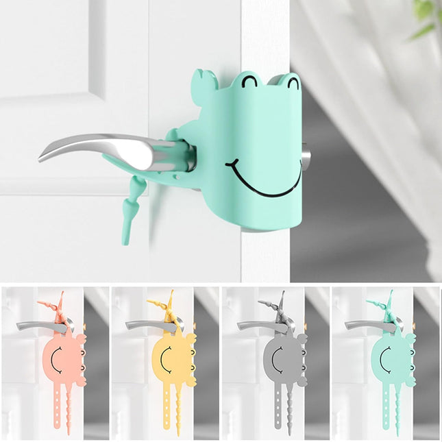 4 Pack Door Stoppers Door Security Door Closing Damper Anti Bang Silent Door Closer Silicone Decorative Sound Reduction Flexible Adjustable for Light Sleepers.