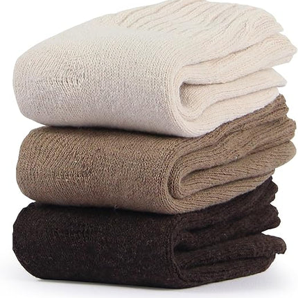 5-Pack Women's Winter Warm Home Socks Comfortable Soft Non-Slip Cozy Thermal Socks.