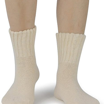 5-Pack Women's Winter Warm Home Socks Comfortable Soft Non-Slip Cozy Thermal Socks.
