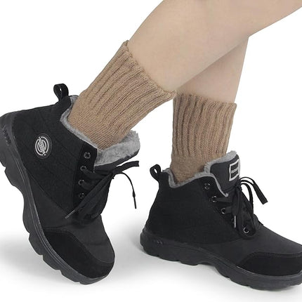 5-Pack Women's Winter Warm Home Socks Comfortable Soft Non-Slip Cozy Thermal Socks.