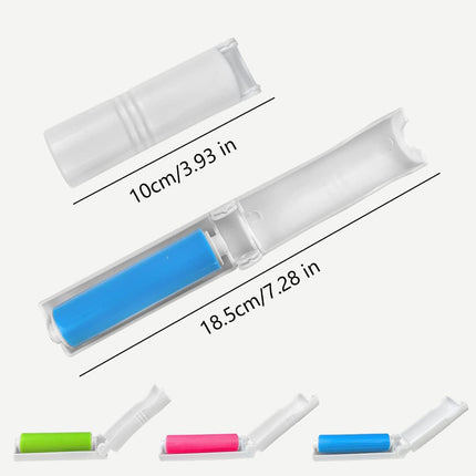 3 Pack Reusable Washable Silicone Pet Hair Remover Roller for Clothes Furniture Carpets - Effective Lint and Fur Removal Tool.