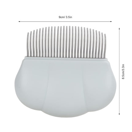 White Pet Hair Remover Brush for Dogs and Cats Anti-Shedding Grooming Tool.
