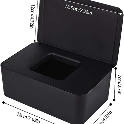 Pink Wet Wipes Dispenser 18x11x7 cm Dustproof Multifunctional.