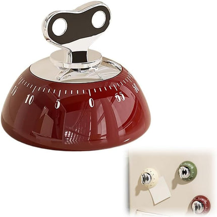 Magnetic Digital Kitchen Timer Red Countdown Timer Up to 60 Minutes Ideal for Cooking Office Tasks and Studying.