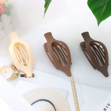 Women's Hair Clips 3 Pack 12cm Non-Slip Hair Clamps Hair Accessories.