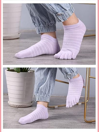 5 Pairs Women's Fun Sports Socks Size 35/41 for Exercise Walking Home Use.
