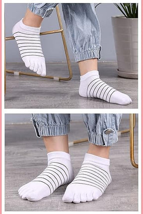 5 Pairs Women's Fun Sports Socks Size 35/41 for Exercise Walking Home Use.