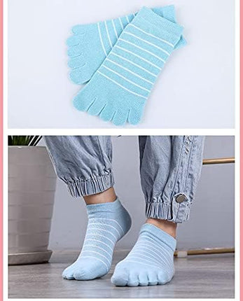 5 Pairs Women's Fun Sports Socks Size 35/41 for Exercise Walking Home Use.
