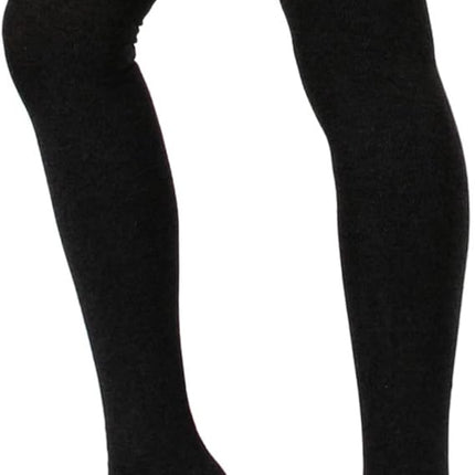 Women's Thick Stay Up Hold Up Striped Over Knee Casual Stockings.