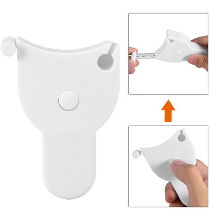 Retractable Measuring Tape Body Measure Sports Tape Measure Set White.