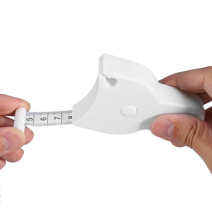 Retractable Measuring Tape Body Measure Sports Tape Measure Set White.