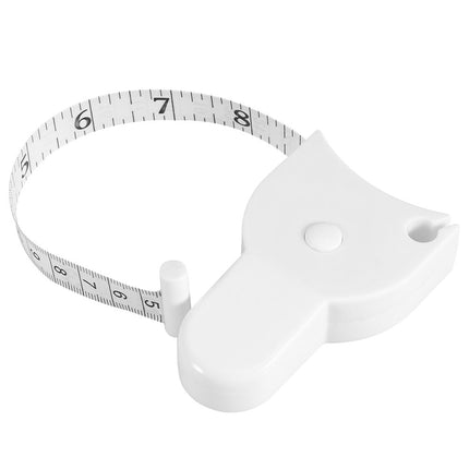 Retractable Measuring Tape Body Measure Sports Tape Measure Set White.