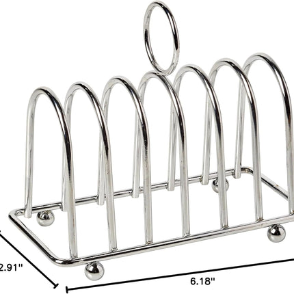 6 Pack 13cmx14cmx7cm Bread Rack Kitchen Accessory for Home Outdoor Camping Picnics.
