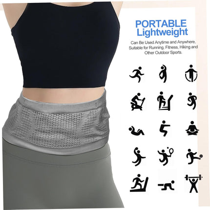 1 Piece Grey Unisex Lightweight Portable for Walking and Outdoor Activities.
