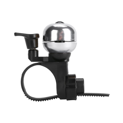 Silver Universal Bicycle Bell Waterdicht Suitable for Adult and Kids Bikes Bike Accessories 1 Piece.