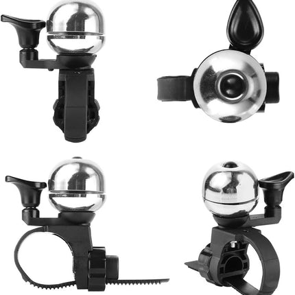 Universal Bicycle Bell Black Waterproof for Adult and Kids Bikes.